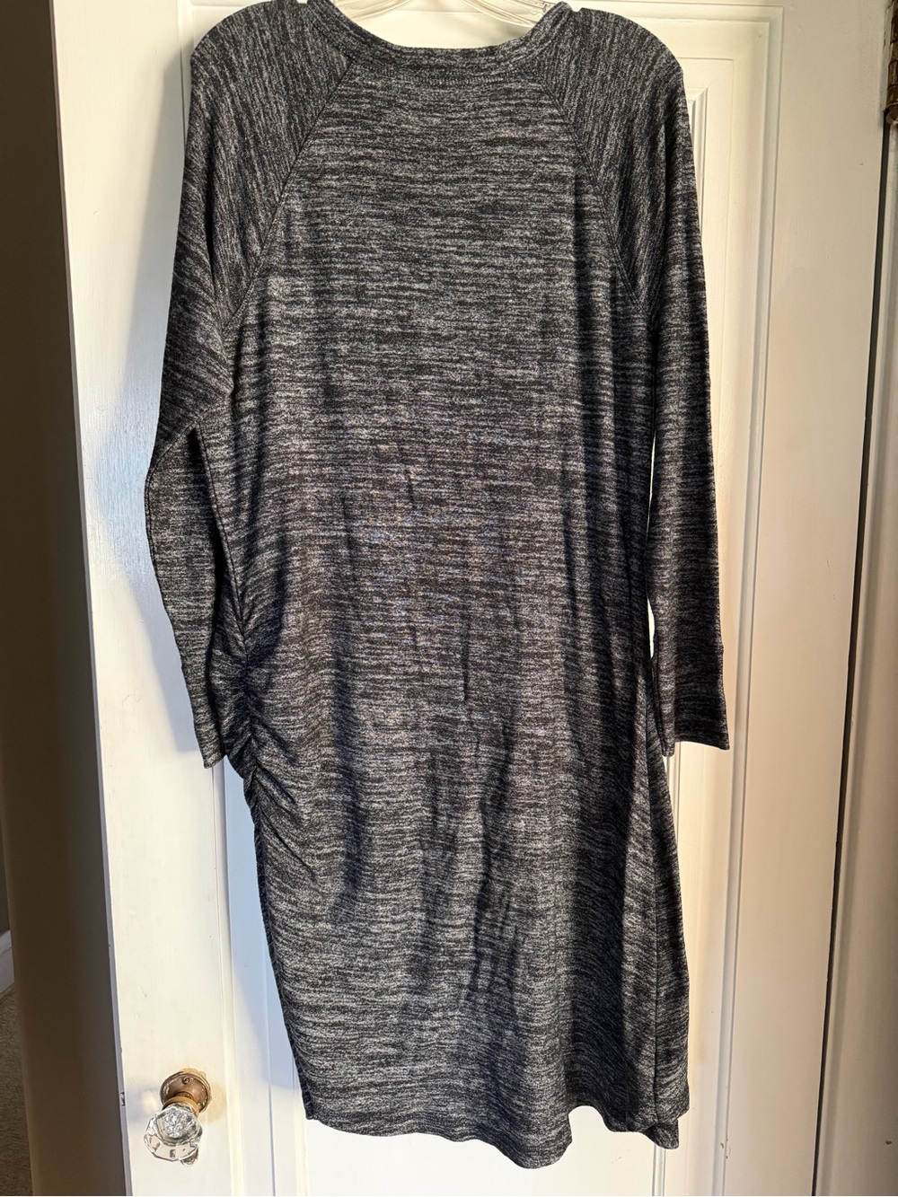 Banana Republic Heathered Charcoal Knit Tunic Top